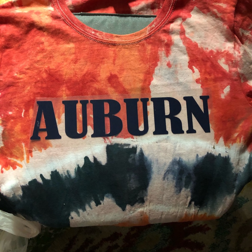 Auburn Tye Dyed T- Shirt